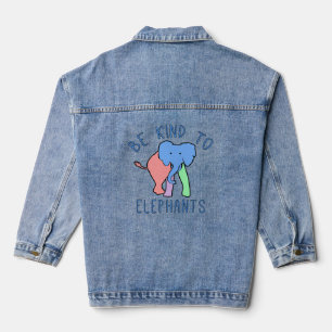 SEID NETT ZU ELEFANTEN JEANSJACKE