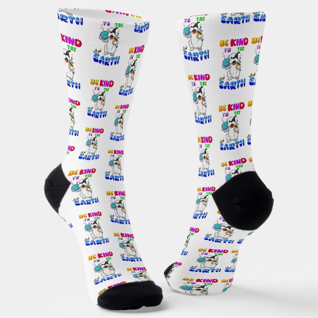 Seid nett zur Erde Socken (Gewinkelt)
