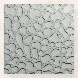 Seide auf Glasdach Glasuntersetzer