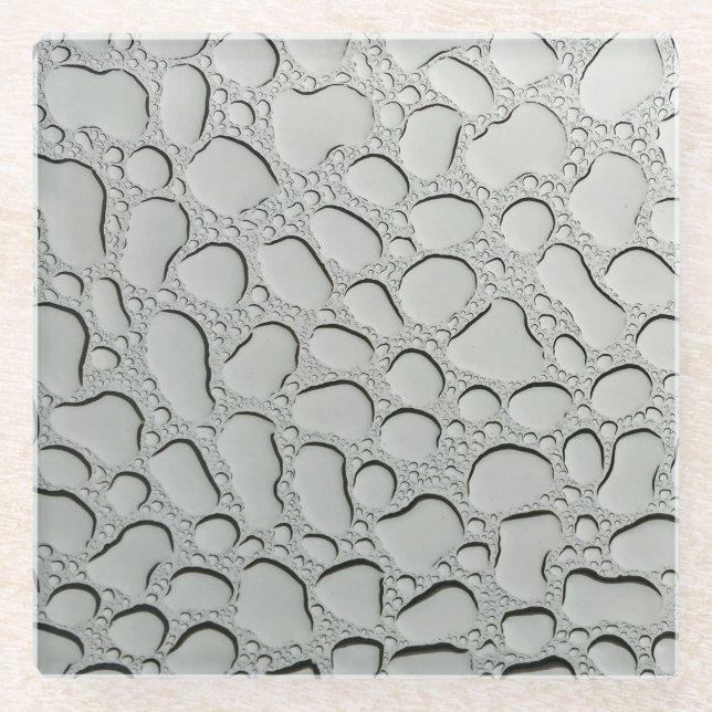 Seide auf Glasdach Glasuntersetzer (Vorderseite)