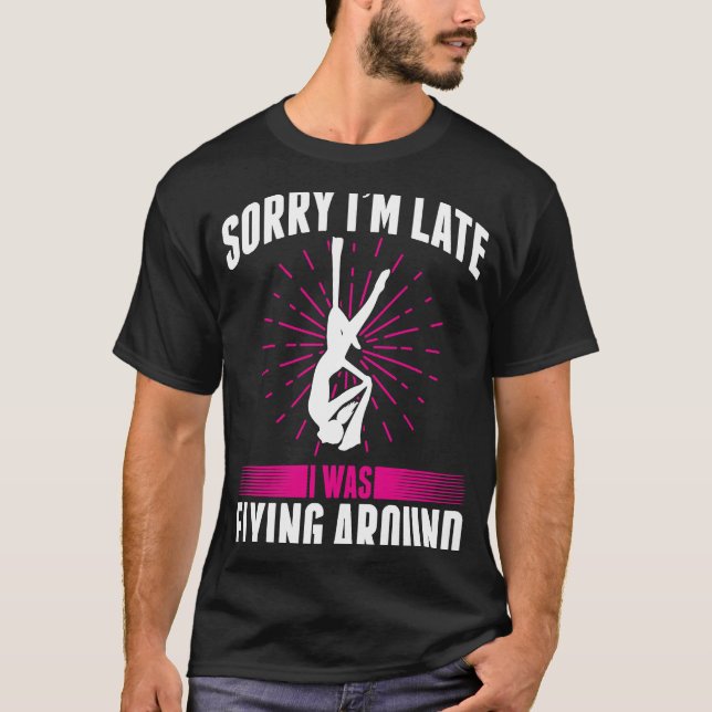 Seide aus der Luft für Tänzer der Seidenluftlehre T-Shirt (Vorderseite)