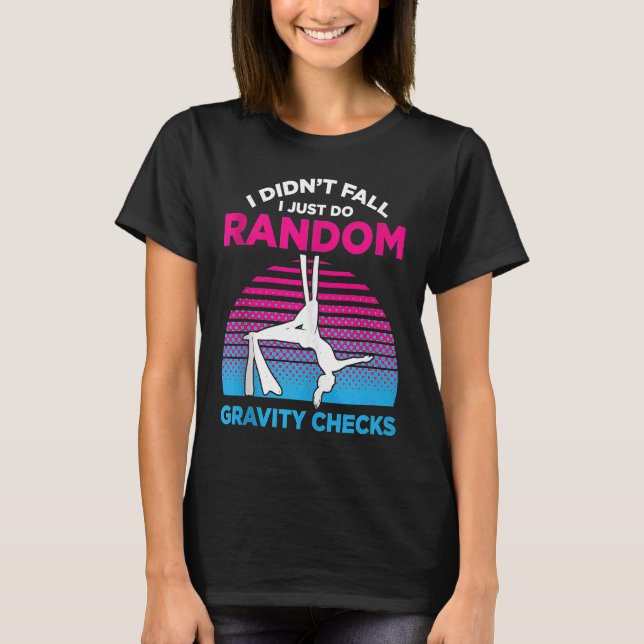 Seide aus der Luft für Tänzer der Seidenluftlehre T-Shirt (Vorderseite)