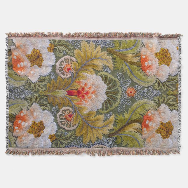 Seide Boho Decke (Vorderseite)