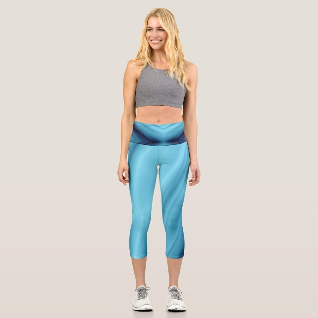 Seide Capri Leggings (Vorderseite)