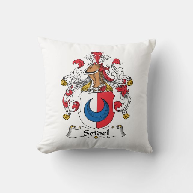 Seidel Familienwappen Kissen (Vorderseite)