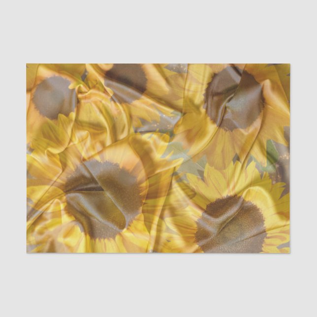 Seidenblumen und Lichter dekorieren Seidenpapier (Vorderseite)