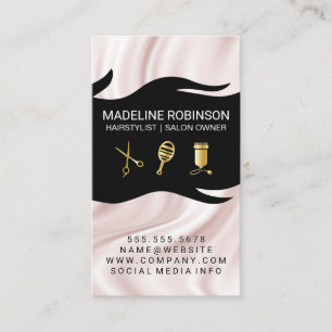 Seidendrapery-Stylist-Kit   Haar und Schönheit Visitenkarte