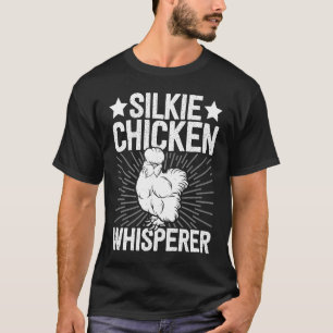 Seidener Hühnerflüsterer Vogel Silkie Huhn T-Shirt