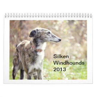 Seidenes Windhounds 2013 Kalender