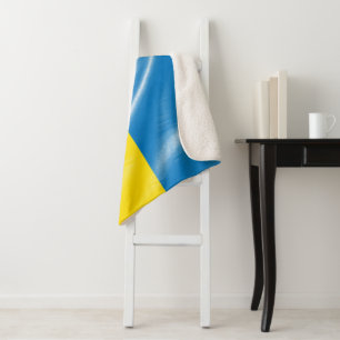 Seidenflagge in der Ukraine Sherpadecke