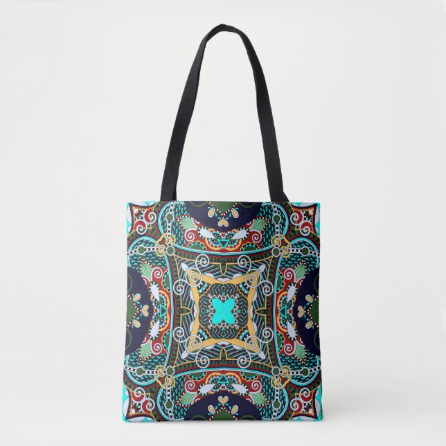 Seidenhalsschal oder Kerzenquadrat  Tasche (Vorderseite)