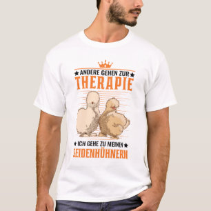 Seidenhuhn begleitend Seidenhühner Silkie Huhn T-Shirt