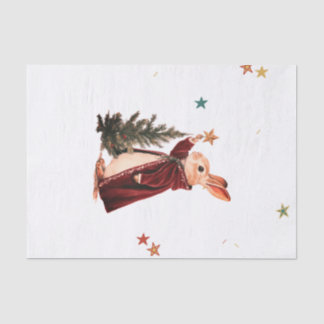 SEIDENPAPER HASE WEIHNACHTSBAUM UND STERNE SEIDENPAPIER