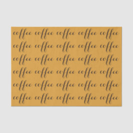 Seidenpapier des Kaffee-Liebhabers durch