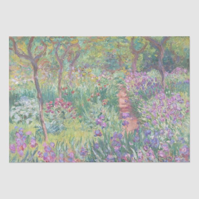 Seidenpapier: DIE KÜNSTLER GARDEN, GIVERNY : MONET Seidenpapier (Vorderseite)