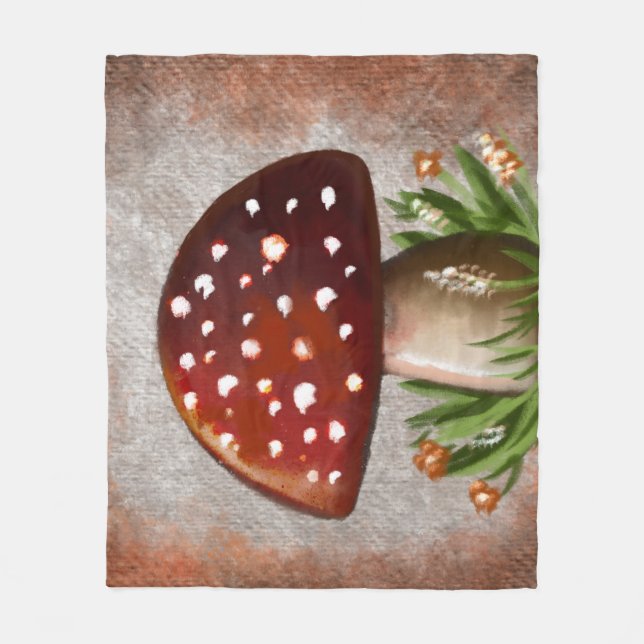 Seidenpapier Fleecedecke (Vorderseite)