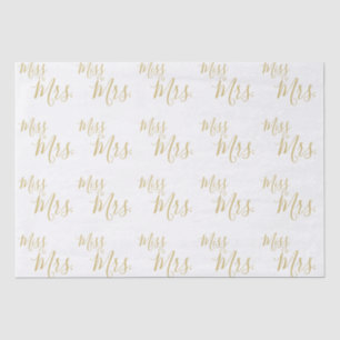 Seidenpapier - Fräulein zu Frau Gold