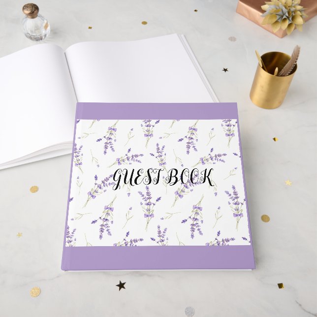 Seidenpapier Gästebuch (Vorderseite offen)