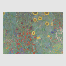 Seidenpapier: GUSTAV KLIMT: FARM GARDEN
