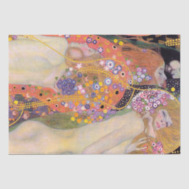 Seidenpapier: GUSTAV KLIMT: WASSERDIENSTE II Seidenpapier