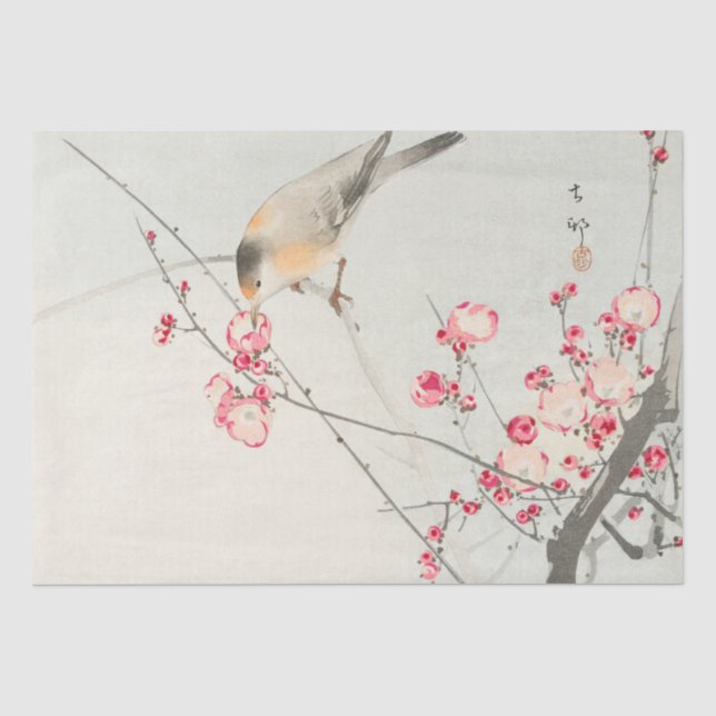 Seidenpapier: JAPANESE WOODBLOCK : OHARA KOSON Seidenpapier (Vorderseite)
