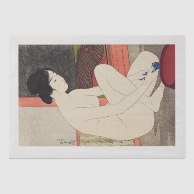Seidenpapier: JAPANESE WOODBLOCK : SHINSUI ITŌ Seidenpapier (Vorderseite)