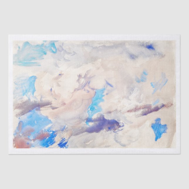 Seidenpapier: JOHN SINGER SARGENT: SKY Seidenpapier (Vorderseite)