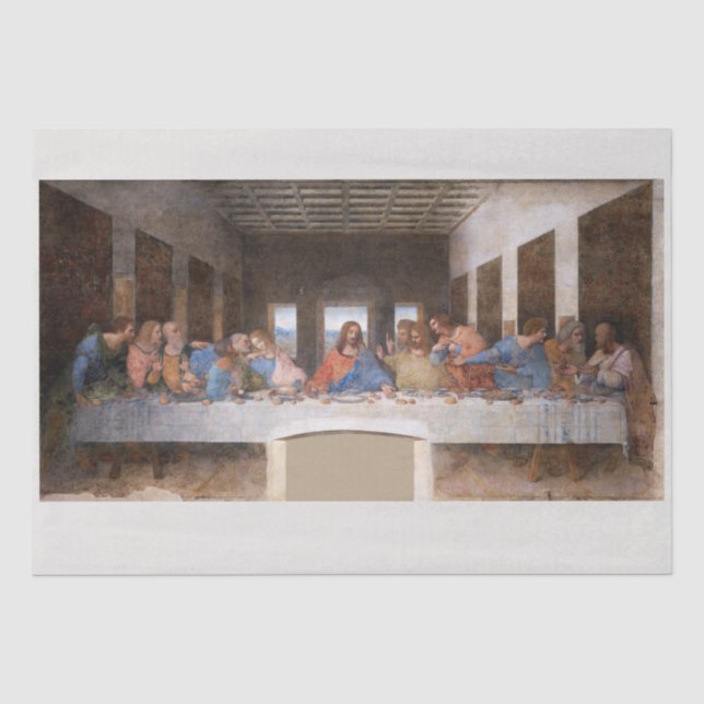 Seidenpapier: LEONARDO DA VINCI: DER LETZTE UNTERS Seidenpapier (Vorderseite)