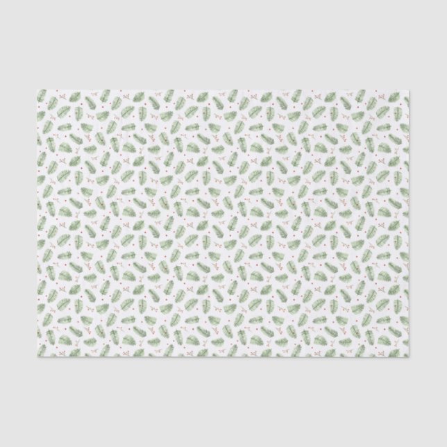 Seidenpapier mit handgemachtem Aquarellmuster (Vorderseite)