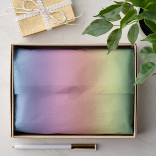 Seidenpapier - Regenbogen-Streifen (hrz)