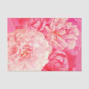 Seidenpapier-Rosa-Pfirsich-Pfingstrosen-Rosen Seidenpapier