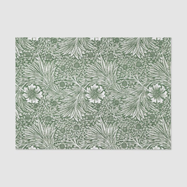 Seidenpapier: WILLIAM MORRIS : MARIGOLDS IN GREEN Seidenpapier (Vorderseite)