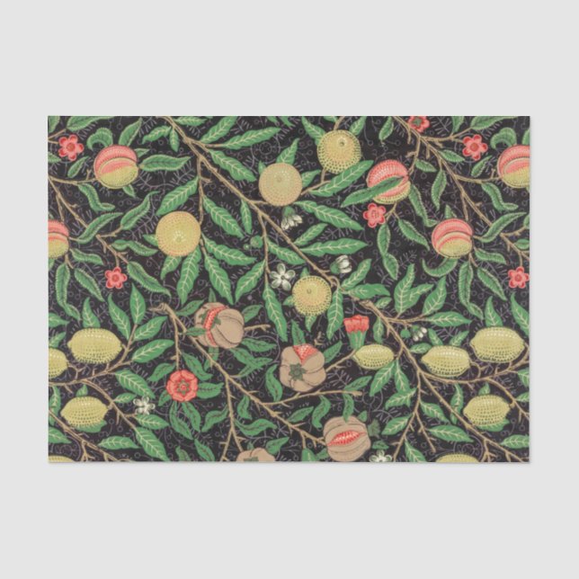 Seidenpapier: WILLIAM MORRIS : POMEGRANAT Seidenpapier (Vorderseite)