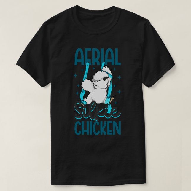 Seidenraupenhühner T-Shirt (Design vorne)