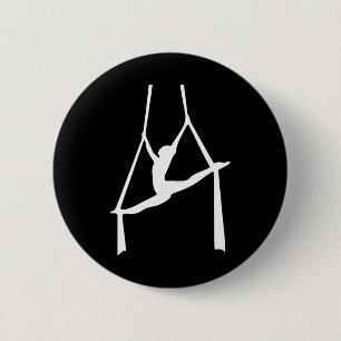 Seidentänzer Trapeze Aerialist Air Yoga Button