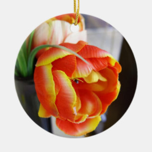 Seidentulip Keramikornament
