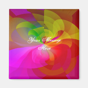 Seidenvorhang-Blume Magnet