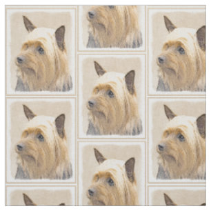 Seidiger Terrier-Malerei - niedliche ursprünglich Stoff