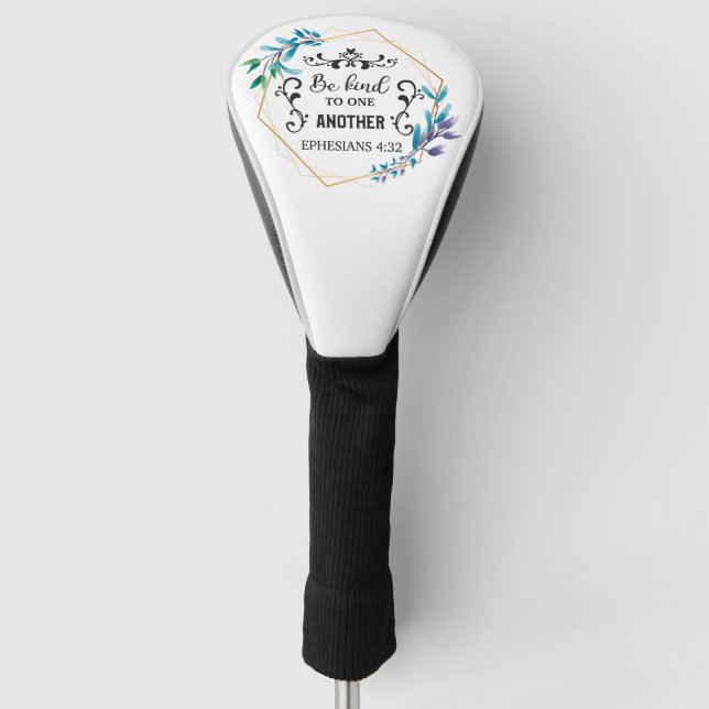 Seien freundlich zueinander golf headcover (Vorderseite)