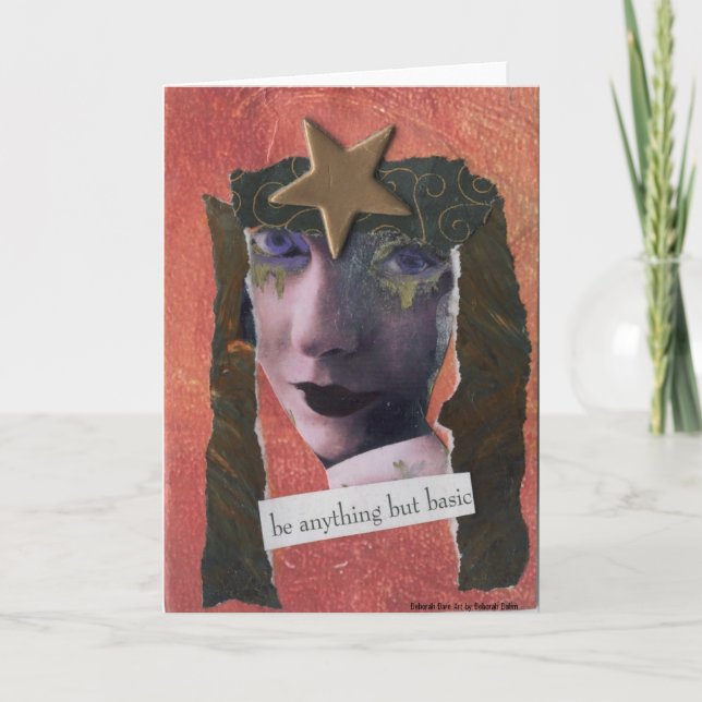 SEIEN SIE ALLES AUSSER BASIC NOTECARD KARTE (Vorderseite)