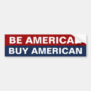 Seien Sie amerikanischer Kauf-Amerikaner Autoaufkleber