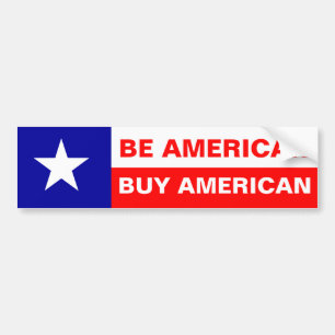 Seien Sie amerikanischer Kauf-Amerikaner Autoaufkleber