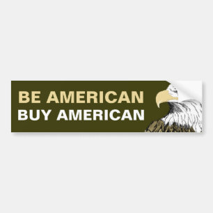 Seien Sie amerikanischer Kauf-Amerikaner Autoaufkleber