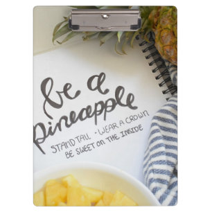 Seien Sie Ananas Klemmbrett