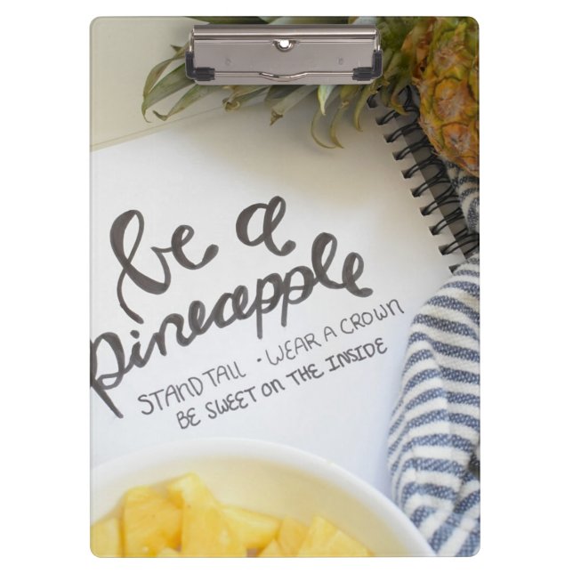 Seien Sie Ananas Klemmbrett (Vorderseite)