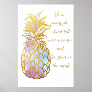 Seien Sie Ananas Poster