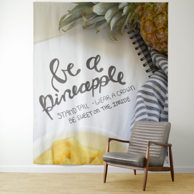 Seien Sie Ananas Wandteppich (Beispiel)