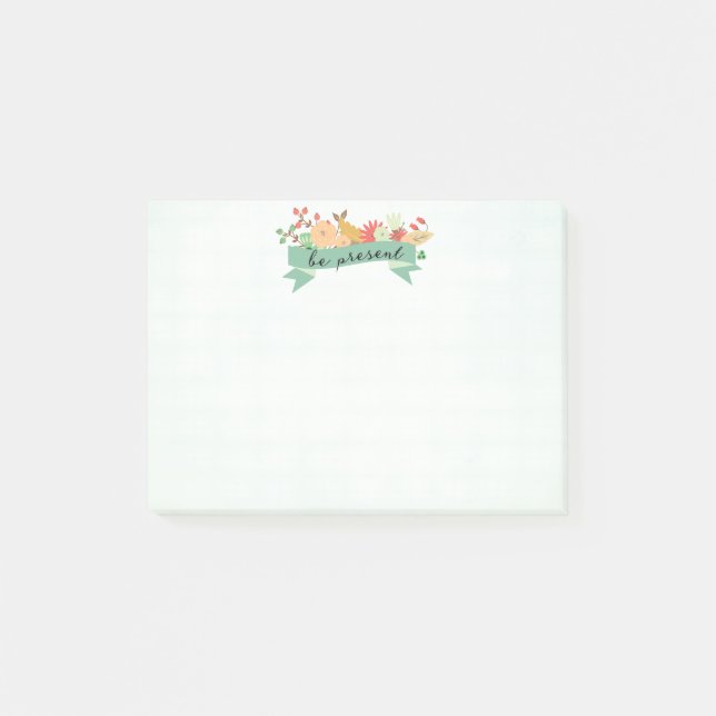 Seien Sie anwesende | Post-Itanmerkungen Post-it Klebezettel (Vorderseite)