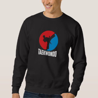 Seien Sie auf der Art von Taekwondo Sweatshirt