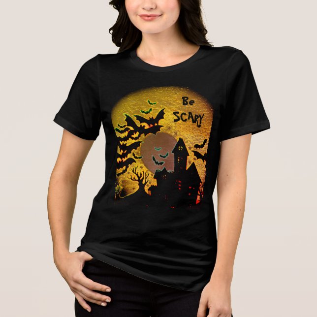 Seien Sie Beängstigender Spuk T - Shirt (Vorderseite)